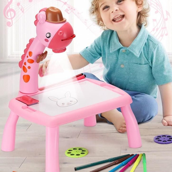Jual Sr-32 [Tma] Mainan Anak Menggambar Dengan Meja Projektor Painting ...