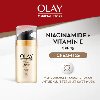 Olay Total Effects 7in1 Day Cream Moisturizer Niacinamide Skincare Antiaging 12gr