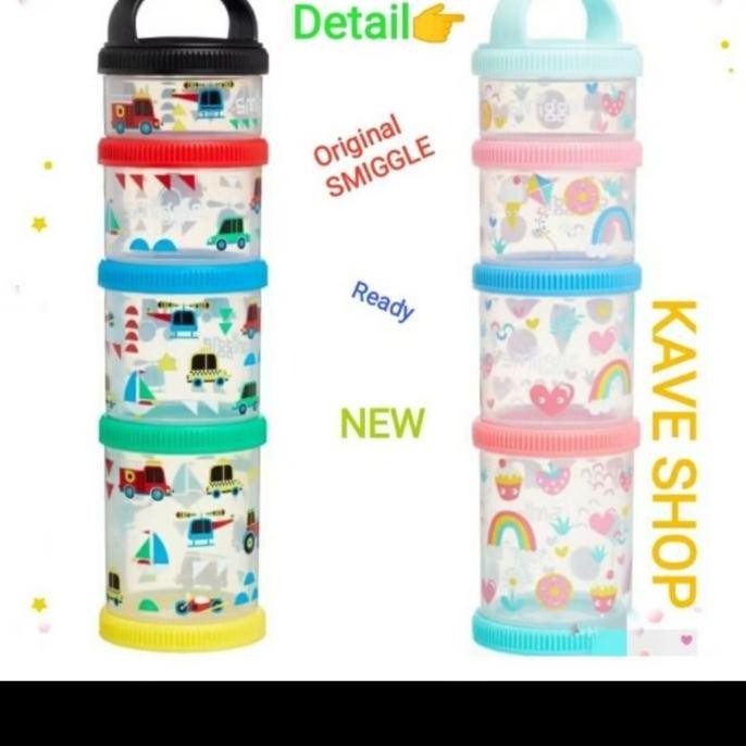 Jual SMIGGLE Happy Stack & Snack Container | Shopee Indonesia