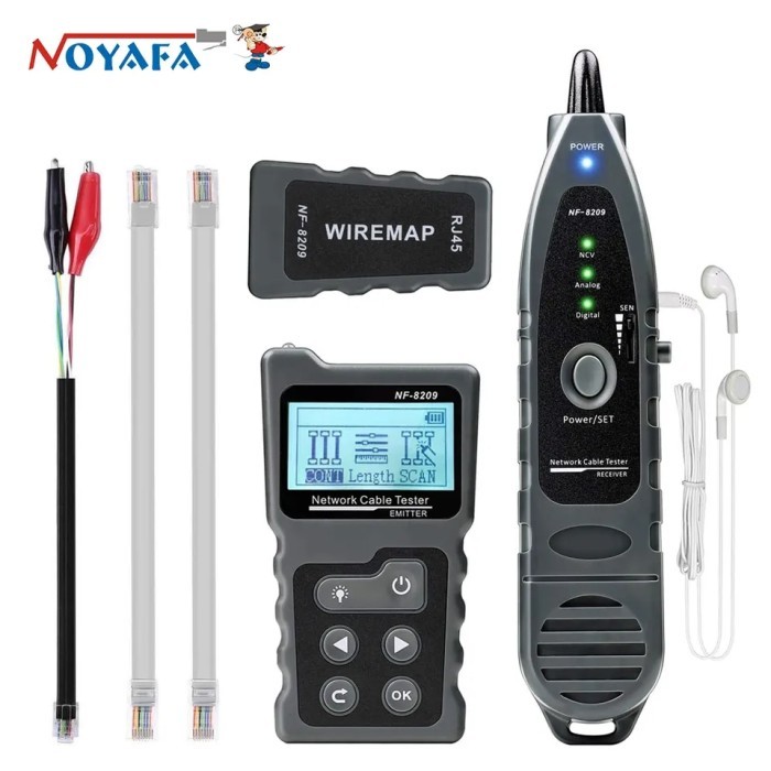 LCD-scherm Maatregel Lengte Tracker NF-8209 Kabel POE Draad Checker Test Netwerk Tool Scan Kabel Wiremap Tester kopen vanaf een prijs van 64