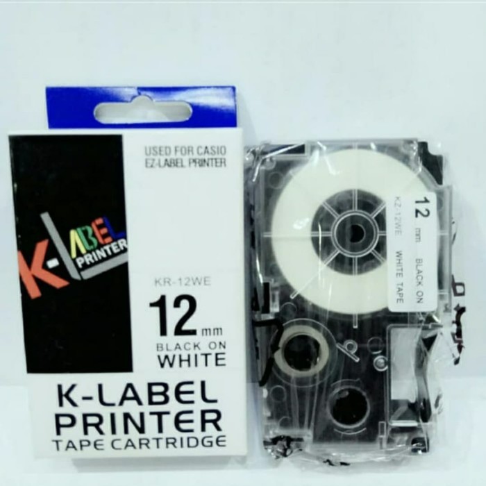 Jual PROMO K LABEL PRINTER EZ LABEL 12 MM COMPATIBLE CASIO REFILL TAPE ...