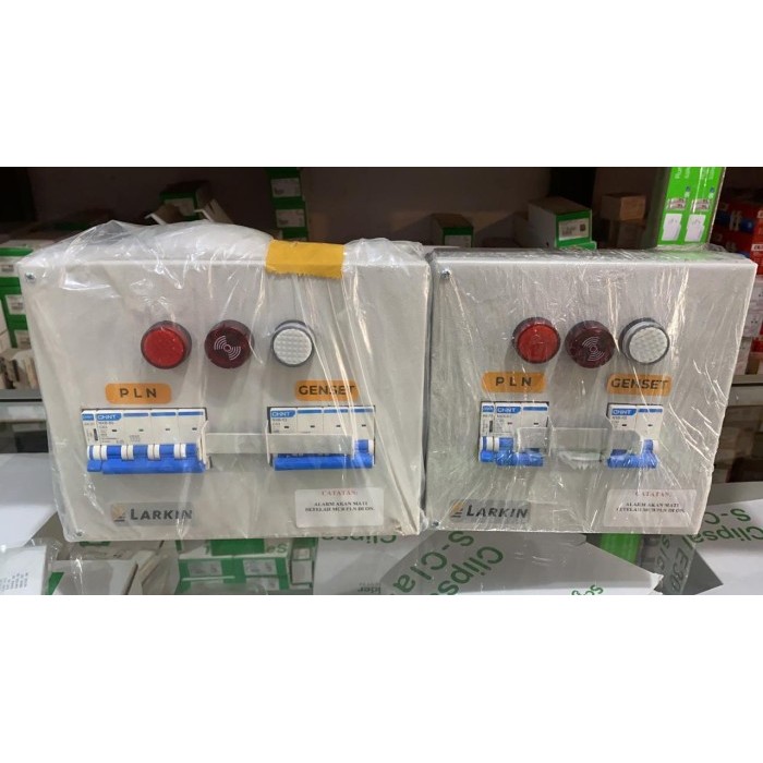 Jual Panel Interlock Pln Chint 4P + Buzzer Ohm Saklar Switch Handle ...