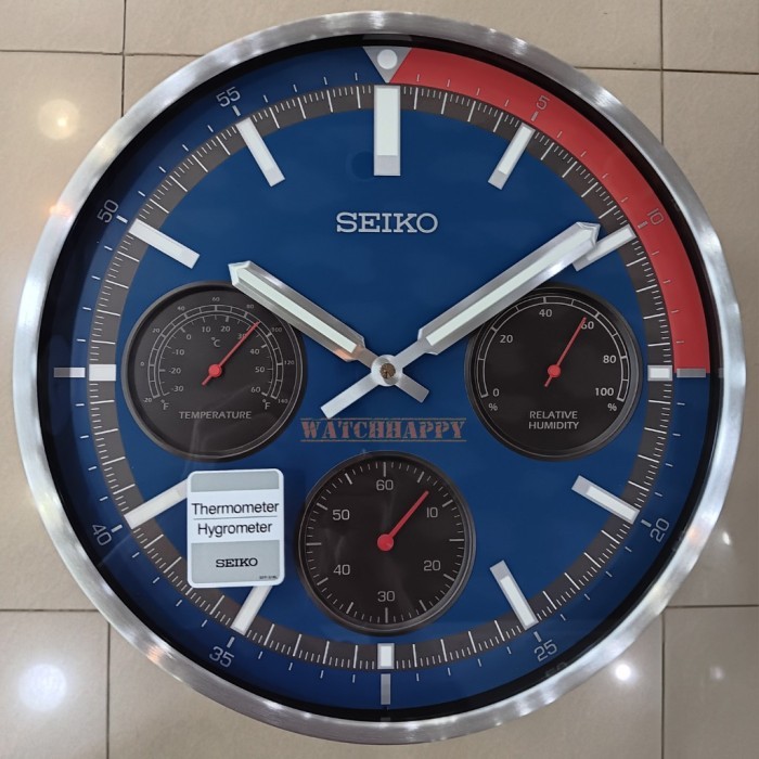 Jual BEBAS ONGKIR - Jam Dinding SEIKO ORIGINAL QXA822S Temperature ...