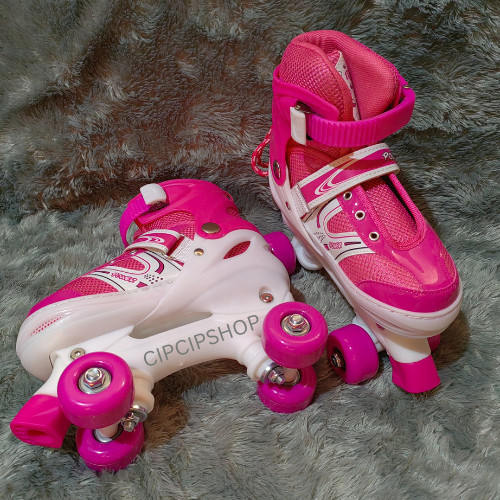 Jual Sepatu Roda Anak Untuk Pemula El Mobil 4 Roda Dual Rem Merk Power ...