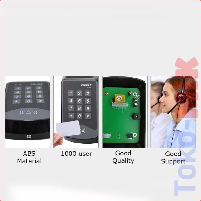 Jual PROXIMITY ACCESS DOOR LOCK CONTROL KUNCI PINTU CONTROLLER RFID M2 ...