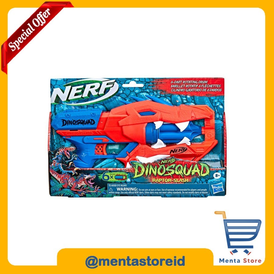 Jual NERF DinoSquad Raptor-Slash Blaster | Shopee Indonesia