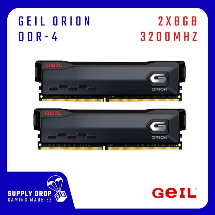 Jual GEIL DDR4 ORION PC25600 Dual Channel 16GB (2X8GB) | Shopee Indonesia
