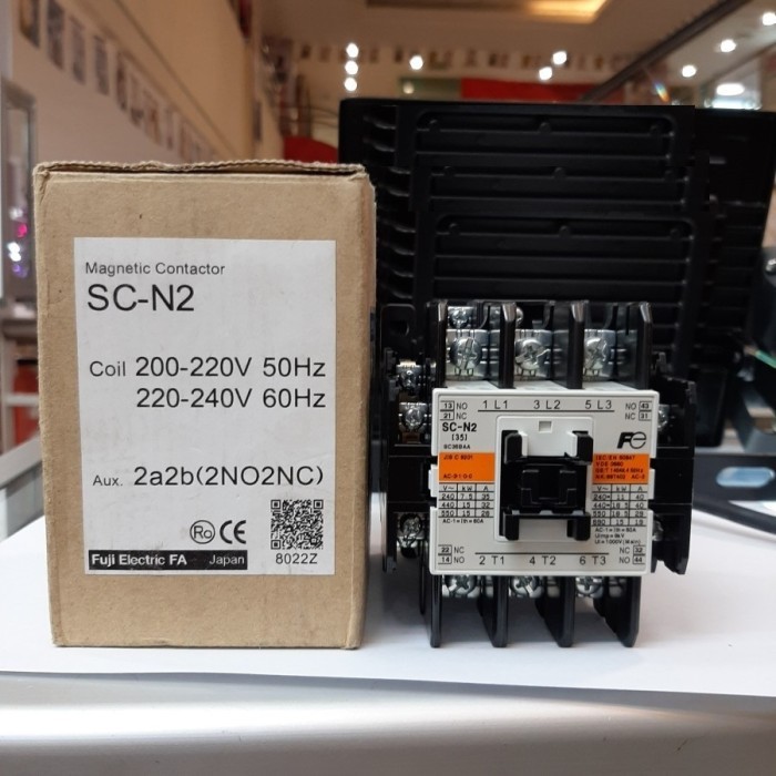 Jual Magnetic Contactor Fuji Sc-N2 Kontaktor Fuji Scn2 Scn-2 Magnetik ...