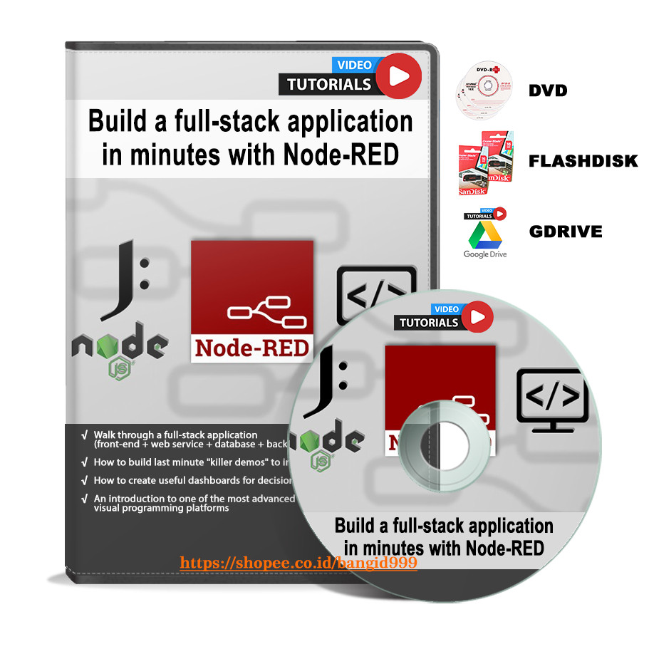 Jual Video Tutorial Build A Full-Stack Application In Minutes With Node ...