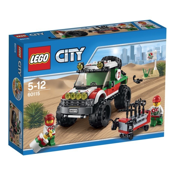 Jual Lego City-60115 4 X 4 Off Roader Set Toy Motor Road Rally Car ...
