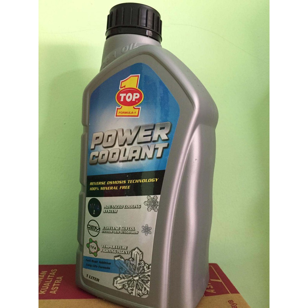 Jual TOP 1 Air Radiator Power Coolant Blue 1L | Shopee Indonesia