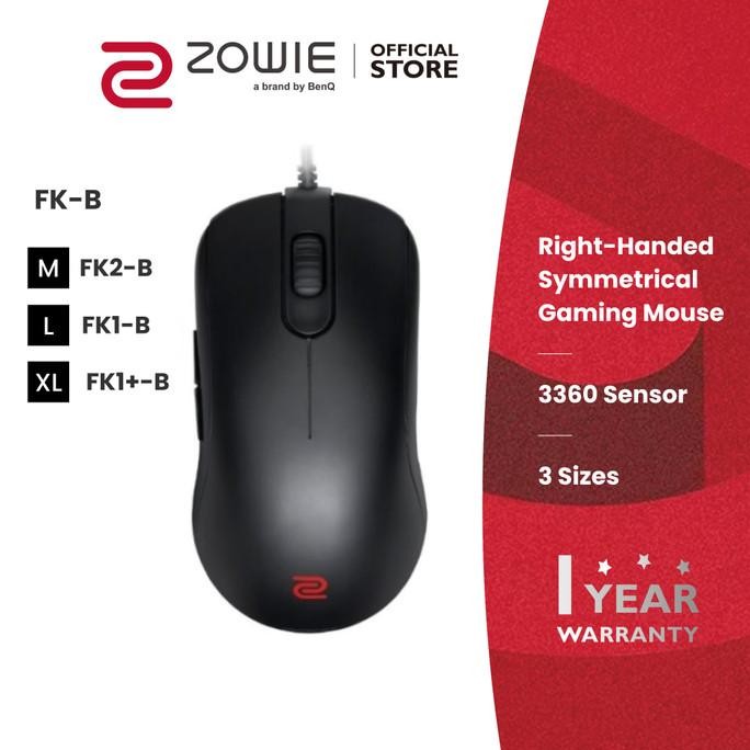Jual BenQ ZOWIE FK1B , FK2B, FK1+B 3360 Sensor Black Esports Mouse ...
