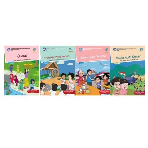 Jual Paket Buku Tematik SD Kelas 3 Semester 2 Tema 5 sampai dengan 8 ...