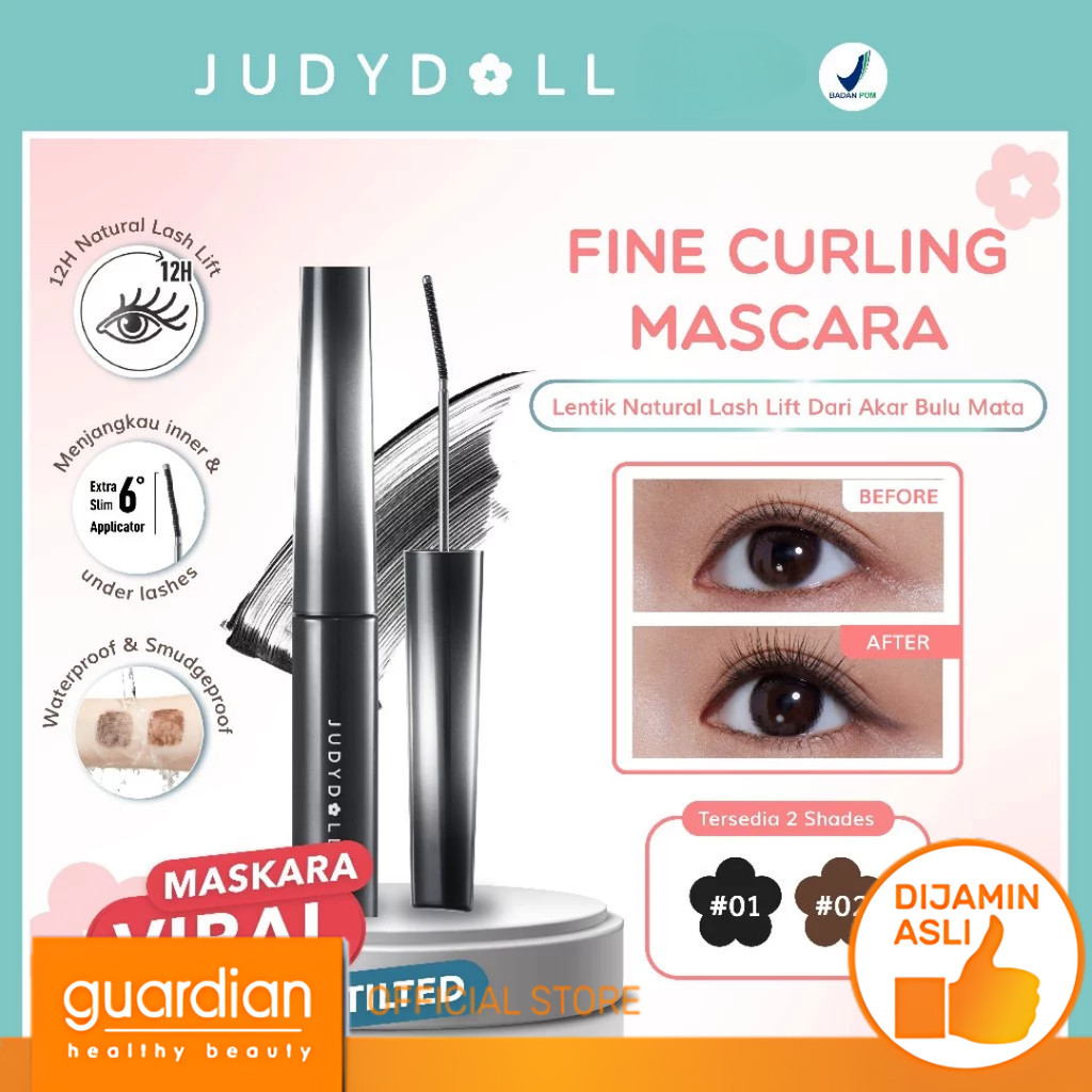 Jual Judydoll Fine Curling Mascara - Maskara Besi Waterproof ...