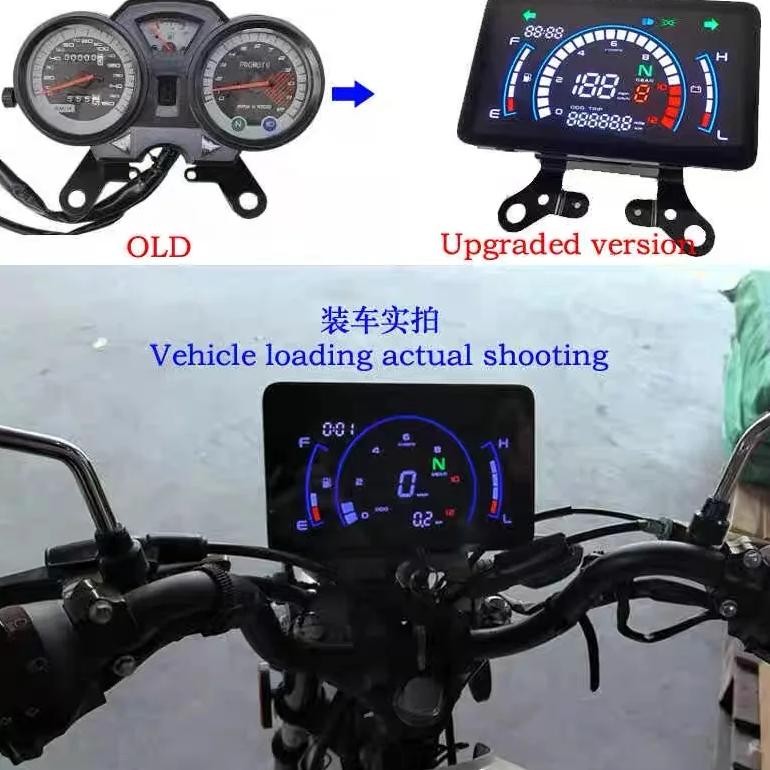 Jual For Vento Ryder 150 3.0 Panel Digital Led Meter Speedometer ...
