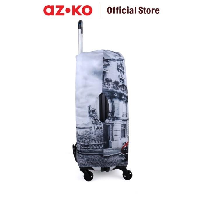 Jual Azko Passport Ukuran S Sarung Koper Monochrome Paris Dengan Lock ...