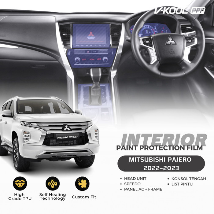 Jual TERBARU! V-KOOL PPF Interior Protector Mitsubishi Pajero Sport ...