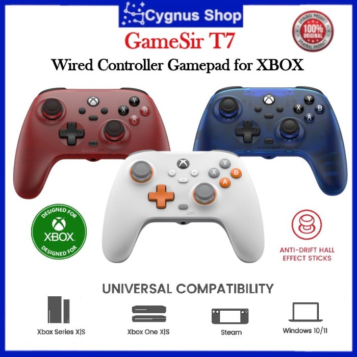 Jual GameSir T7 Wired Gamepad Controller Hall Effect Joystick for XBOX ...
