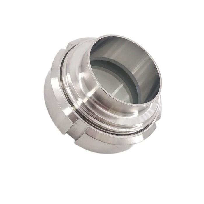 Jual GOGO Sanitary stainless steel 304 O.D 76-102 mm sms Round thread ...