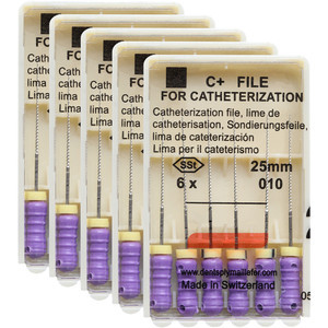 Jual LabTestKit 5 Packs 21/25mm Dental C+ FILE For Catheterization Endo ...