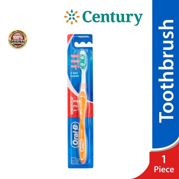 Jual Oral B Tooth Brush 123 Medium/Oral-B/ Sikat gigi | Shopee Indonesia