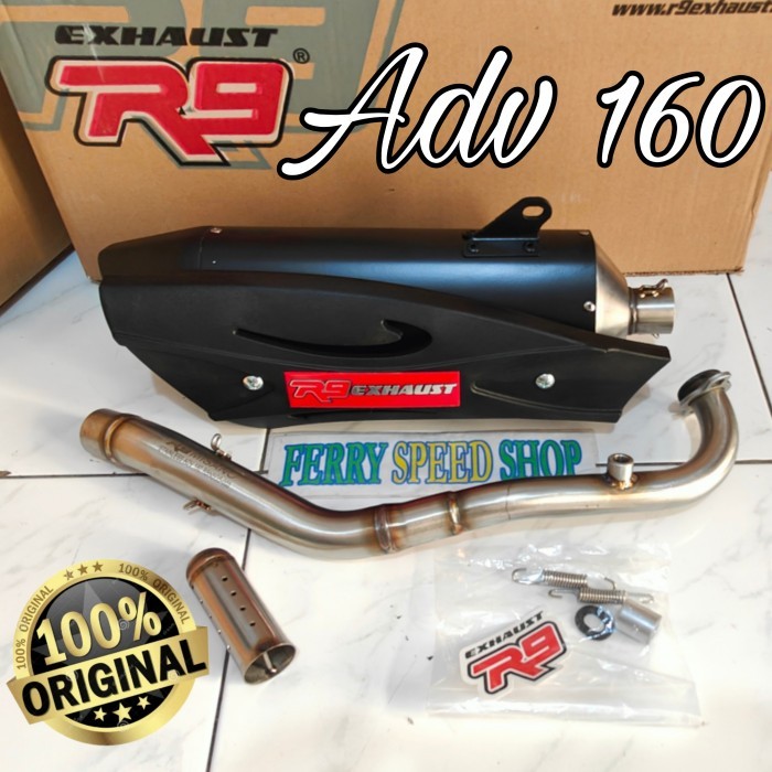Jual Knalpot R9 misano Adv 160 Pcx 160 Vario 160 / R9 Adv160 Pcx160 ...