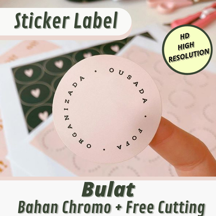 Jual Sticker Label Kemasan Chromo Custom [100 pcs] | Shopee Indonesia