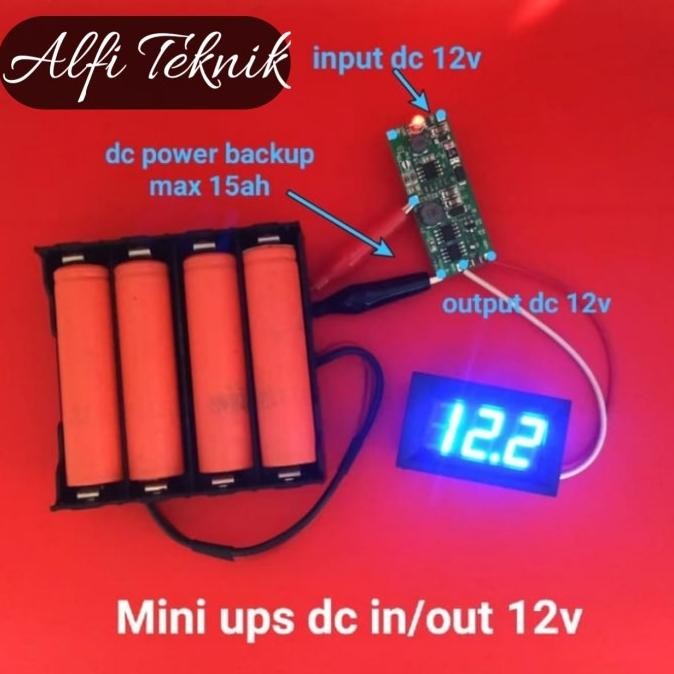 Jual Modul UPS DC power backup auto charge 18650 5v 9v 12v | Shopee ...