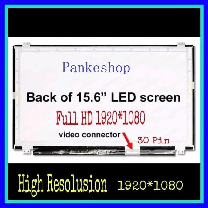 Écran LCD 15,6" LED IPS N156HGA-EAL REV.C1 - Résolution Full HD 1920x1080, 30 Broches, 360mm, Neuf, Garantie 1 An