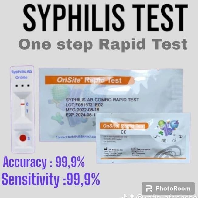 Jual Alat Test Gonore rajasinga syphilis onsite satuan lengkap siap