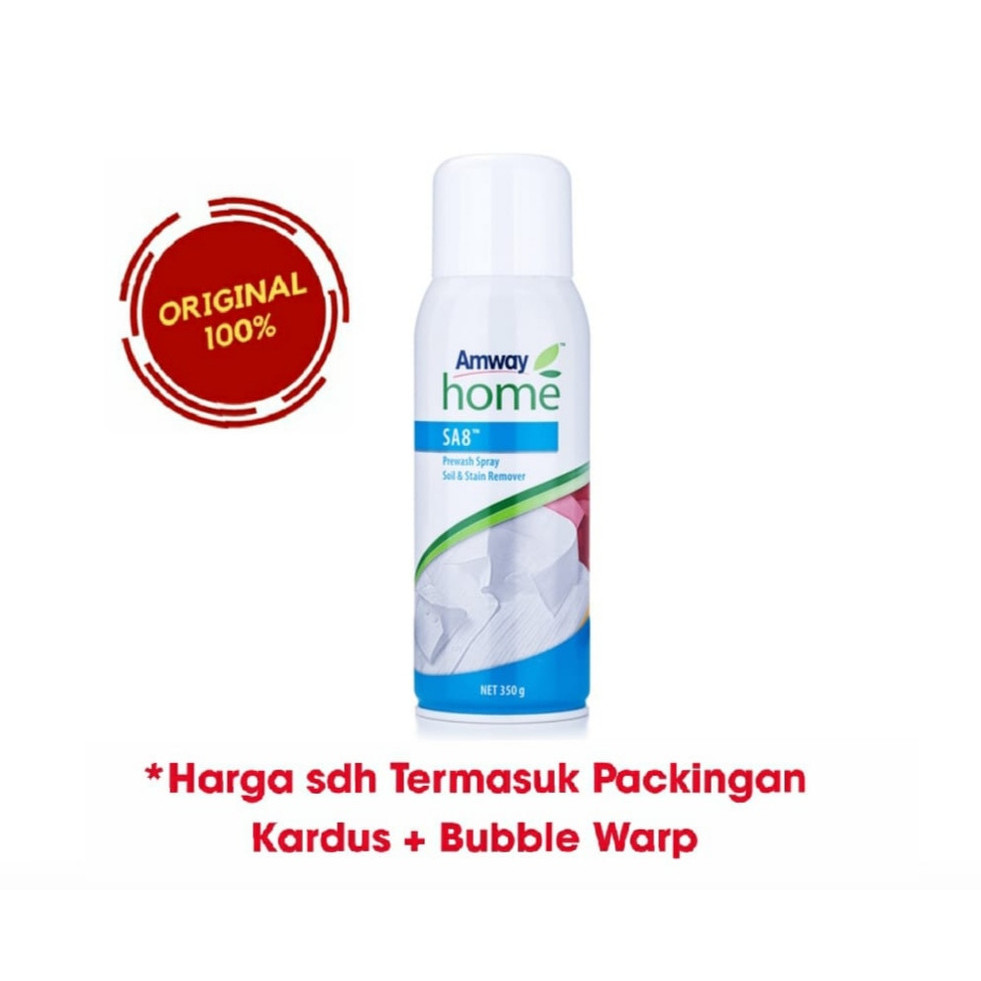 Jual Sa8 Prewash Spray soil & stain remover menghilangkan noda pakaian Amway Original Shopee