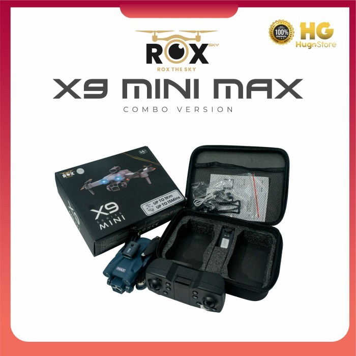 Jual Rox X9 Mini Max Drone Hd Dual Camera Wifi Fpv Combo Version ...