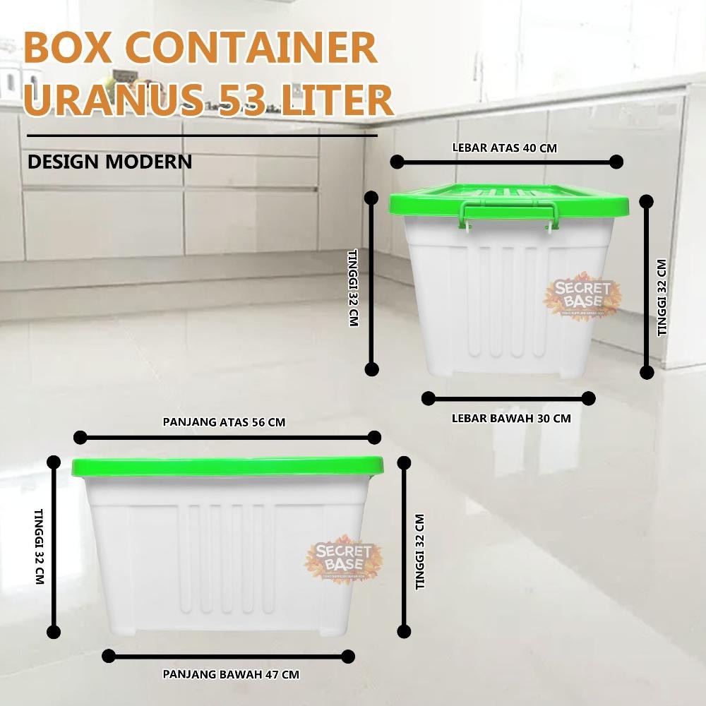 Jual wdr-75 BOX CONTAINER 53 LITER - Kontainer Box Plastik Jumbo / Box ...
