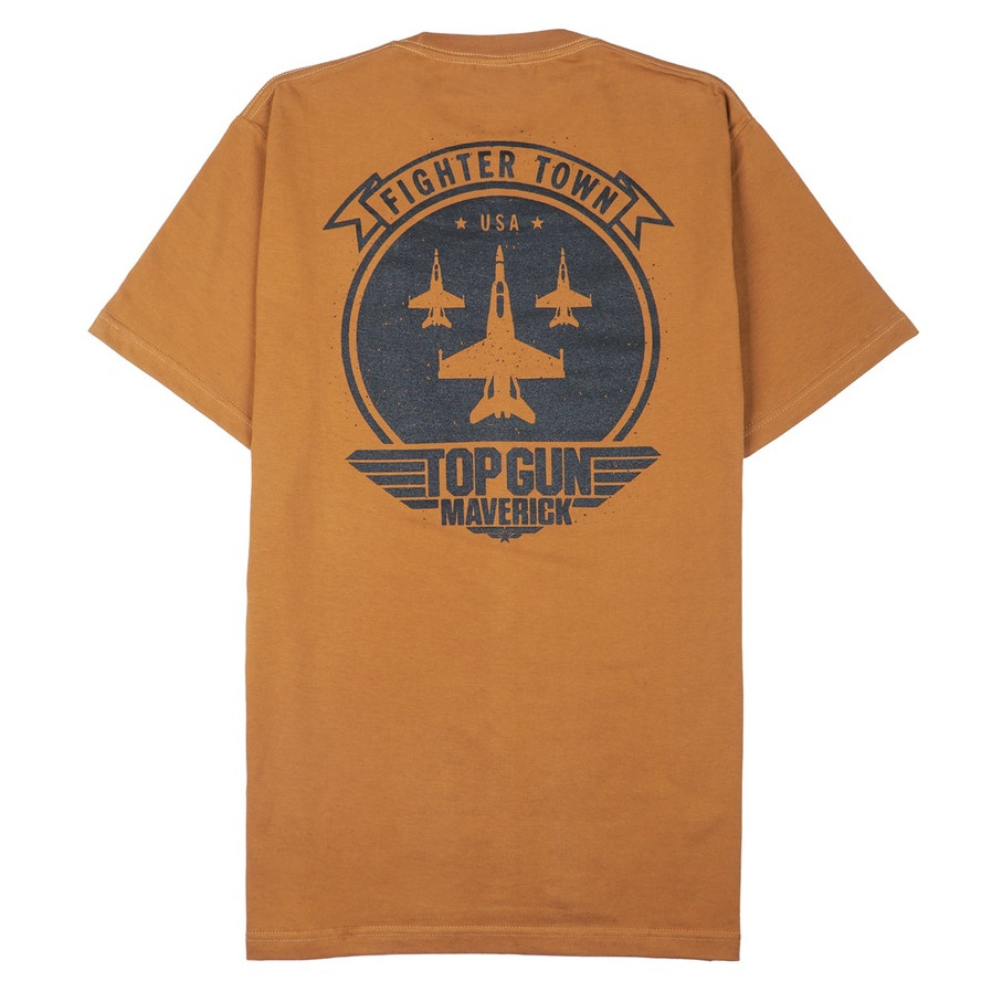 Jual COLLABS Tees - TOP GUN LOGO - Camel | Shopee Indonesia