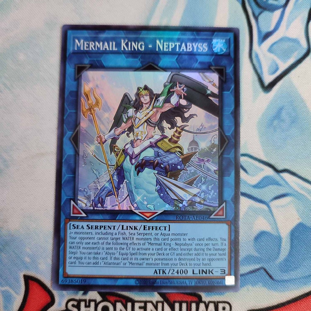 Jual yugioh AE mermail king neptabyss ROTA-AE046 SR original | Shopee ...