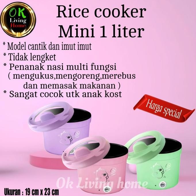Jual RICE COOKER,RICE COOKER MINI, RICE COOKER 1 LITER,PENANAK NASI ...