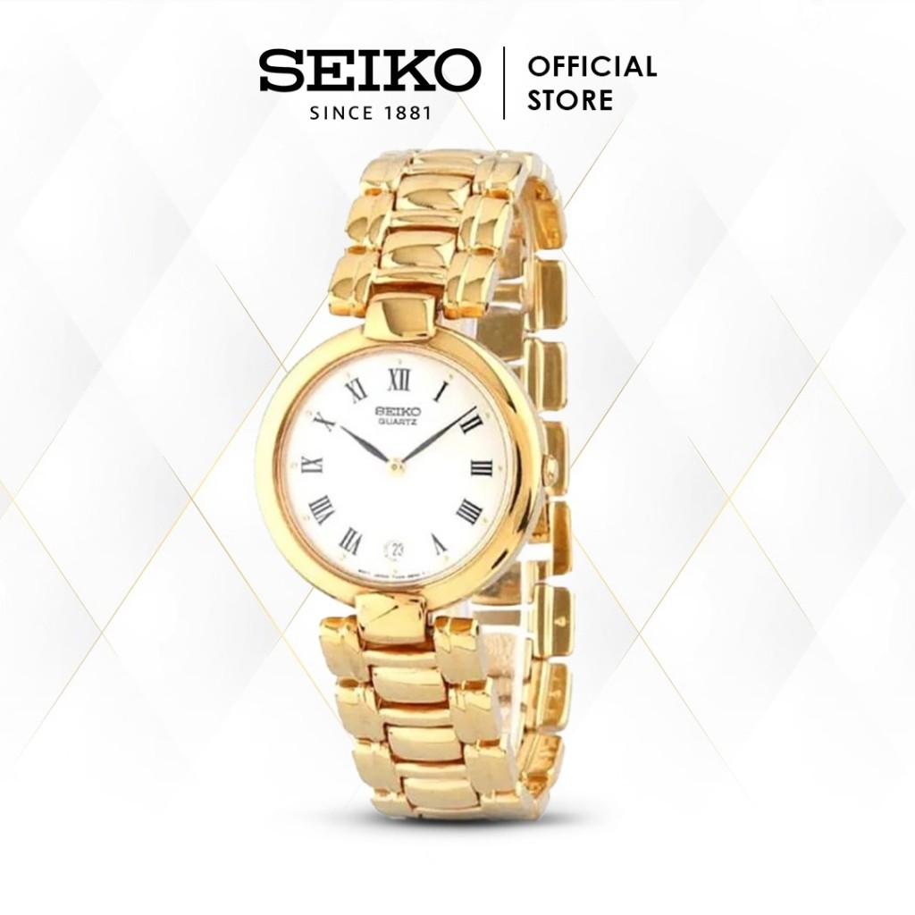 良品 SEIKO ラウンド ソーラー シルバー レディース時計 938 