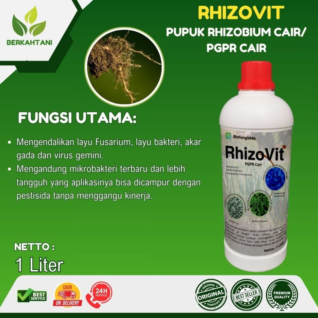 Jual Rhizovit 1 Liter PGPR Pembenah Tanah Penyubur Tanah | Shopee Indonesia