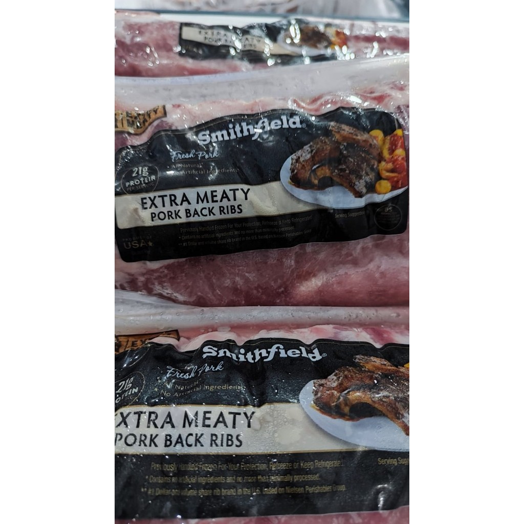 Jual Pork Baby Back Ribs Whole Coren/Iga Babi Utuh Import Coren ...