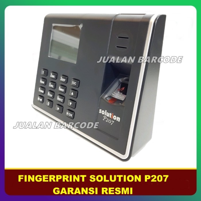 Jual Mesin Absen Fingerprint Solution P207 / Absensi Solution P208 ...