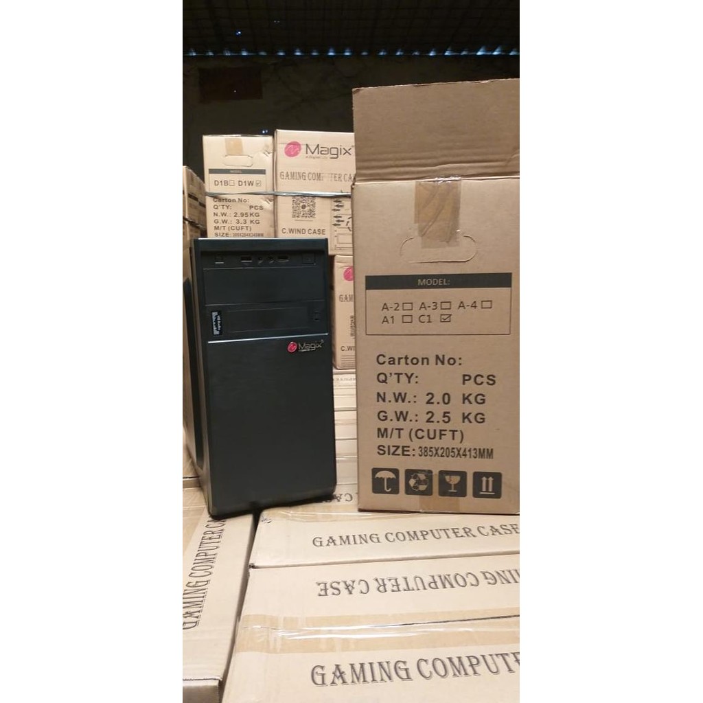 Jual Jual Casing Magix A1 Case Pc Magix A 1 Resmi + Psu 500W Promo ...