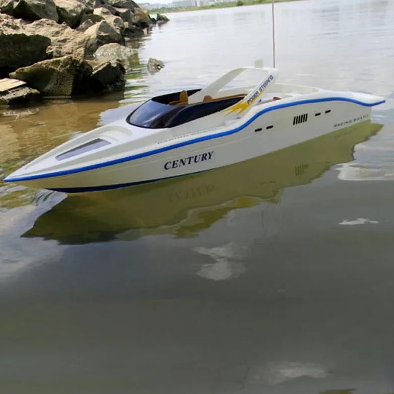 Jual RC DUAL-POWERED YACHT MODEL 75CM RACING SPEEDBOAT REMOTE CONTROL ...