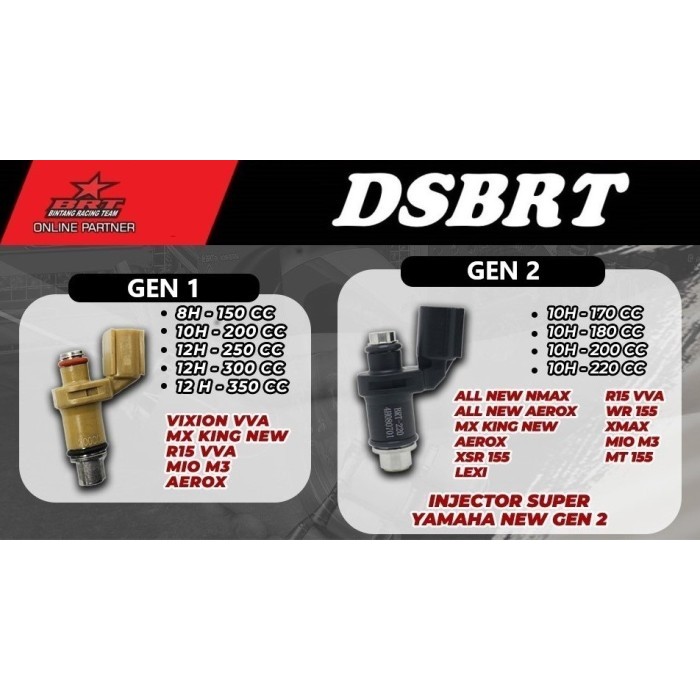 Jual Injector Racing Brt Wr155 Aerox Mio M3 R15 V3 Mx King New Vixion ...