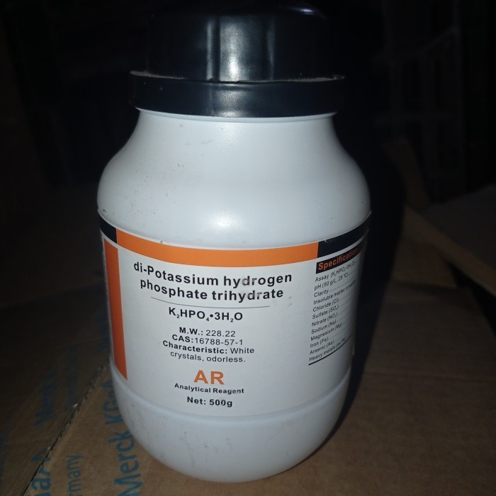 Jual Di Kalium Hydrogen Phosphate Trihydrate / K2Hpo4. 3H2O Ar 500G ...