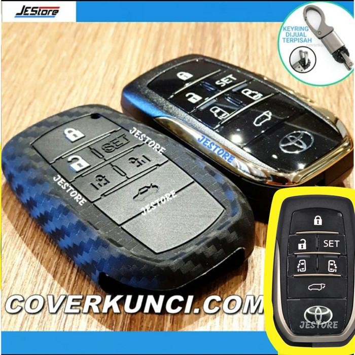 Jual Alphard Vellfire Cover Kunci Toyota Alphard Remote Carbon Cover ...