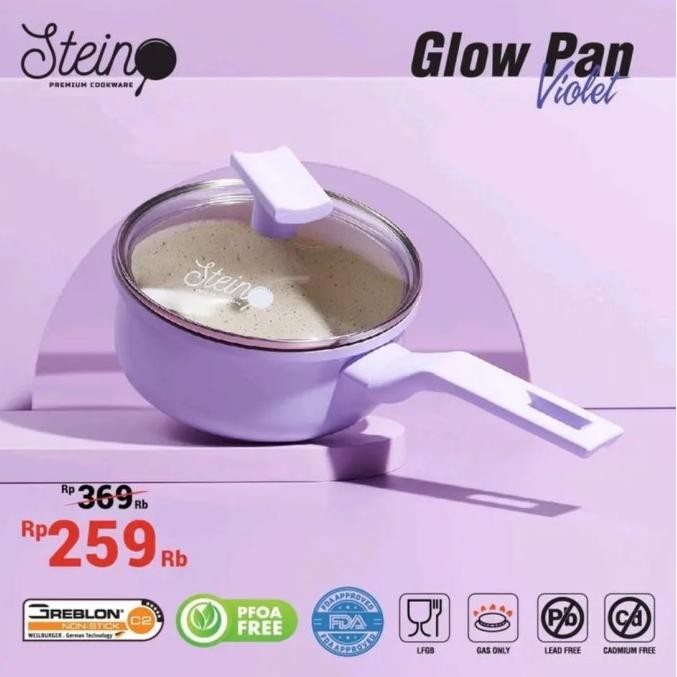 Jual Terbaru Stein Steincookware Glow Pan Original Set Lengkap Panci Tutup Kaca Shopee