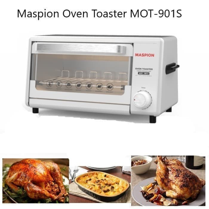Jual Oven Toaster Listrik 9 Liter Low 500 Watt Maspion MOT 901S ...