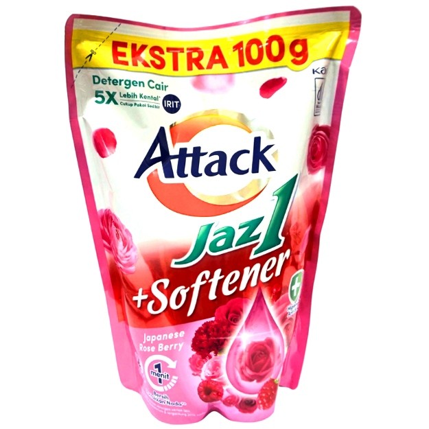Jual S22308 ATTACK JAZ1 JAPANESE ROSE BERRY DETERGENT CAIR 1100 100GR ...