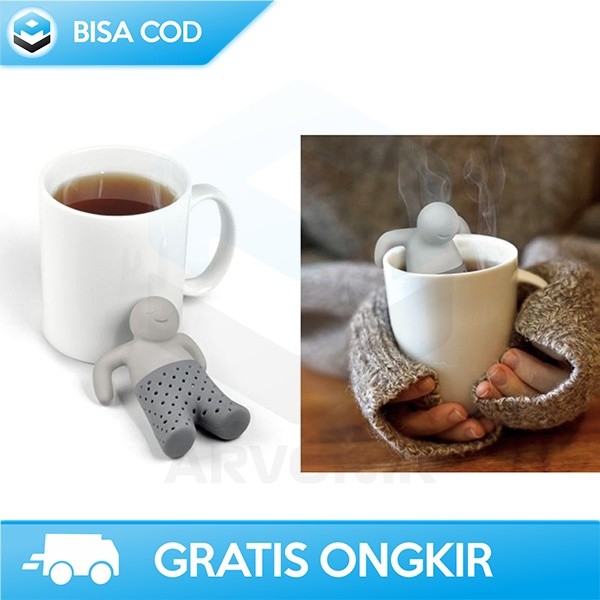 Jual SARINGAN TEH UNIK FILTER PENYARING TEH TEA INFUSER BAHAN SILIKON