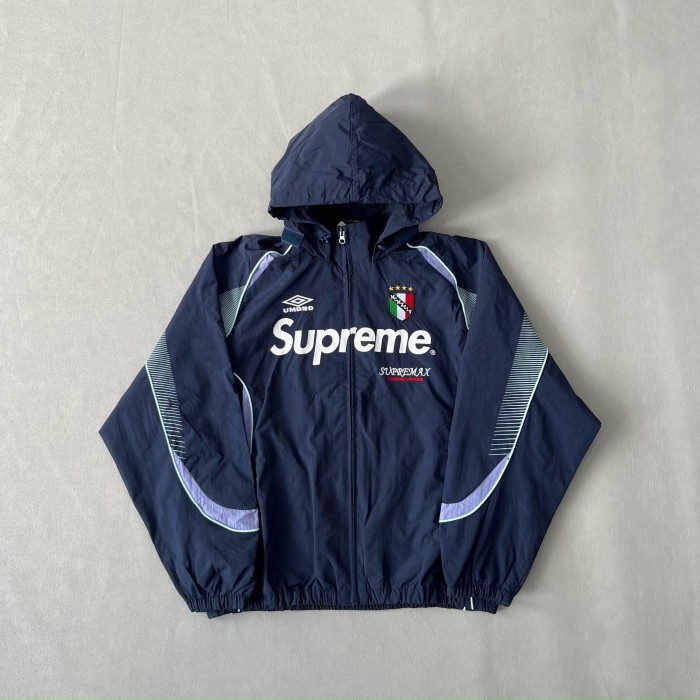 Supreme x 面倒い Umbro Track Jacket GREY 22SS M
